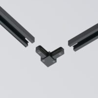Conector L (colț) pentru șină aplicată Maytoni Unity Negru
