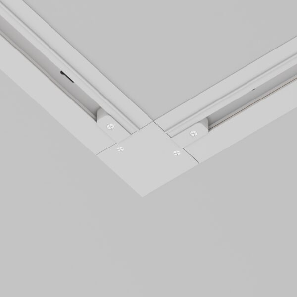 Conector L (colț) pentru șină încastrată Maytoni Unity Alb