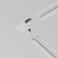 Conector L (colț) pentru șină încastrată Maytoni Unity Alb