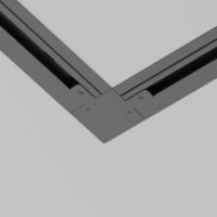 Conector L (colț) pentru șină încastrată Maytoni Unity Negru