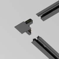 Conector L (colț) pentru șină încastrată Maytoni Unity Negru