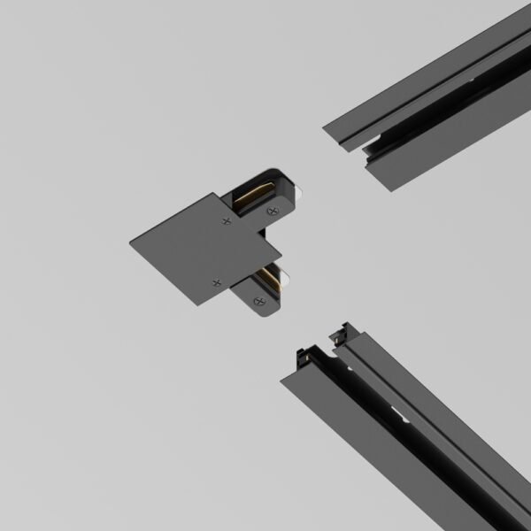 Conector L (colț) pentru șină încastrată Maytoni Unity Negru