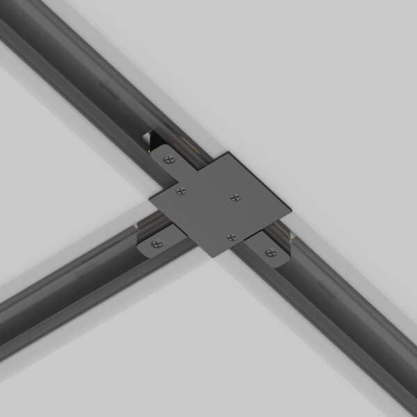 Conector T pentru șină încastrată Maytoni Unity Negru