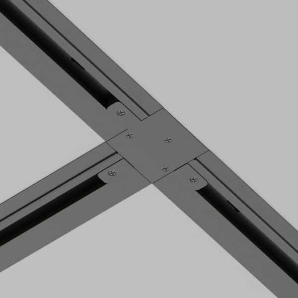 Conector T pentru șină încastrată Maytoni Unity Negru