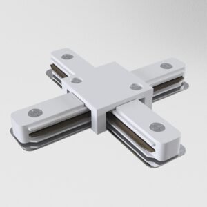 Conector X (în cruce) pentru șină aplicată Maytoni Unity Alb