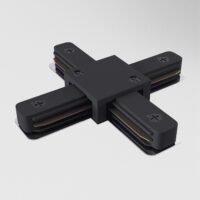 Conector X (în cruce) pentru șină aplicată Maytoni Unity Negru