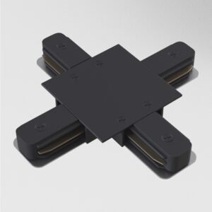 Conector X (în cruce) pentru șină încastrată Maytoni Unity Negru