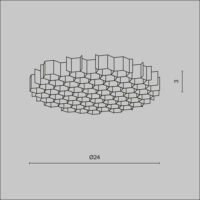 Filtru de lumină anti-orbire HoneyComb ⌀24mm Maytoni Luminaire components Focus T