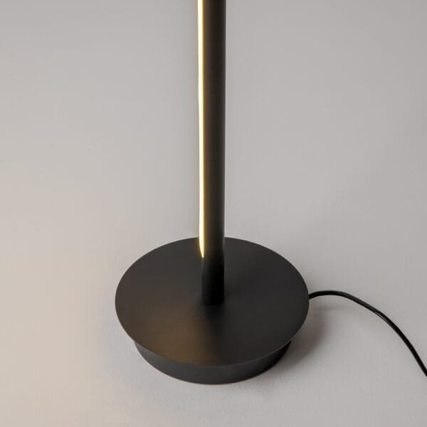Lampadar LED dimabil Maytoni Thin 3000K 14W IP20 negru-auriu