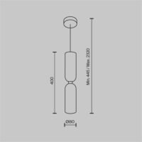 Pendul Maytoni Memory E14 40W IP20