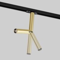 Spot Led direcționabil pentru sistem pe șină Maytoni Unity Focus Dual 1x6W Auriu