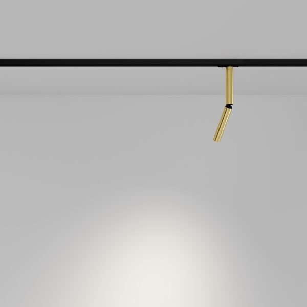 Spot Led direcționabil pentru sistem pe șină Maytoni Unity Focus Dual 1x6W Auriu