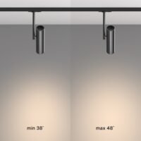 Spot pentru șină Maytoni Unity Elti GU10 1x10W Negru