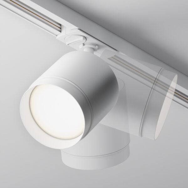 Spot pentru sistem pe șină Maytoni Unity Polar GX53 1x12W Alb