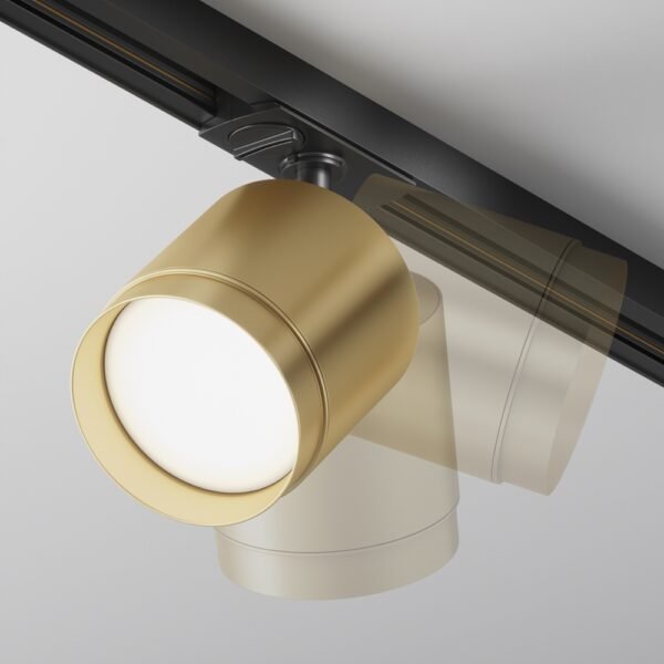 Spot pentru sistem pe șină Maytoni Unity Polar GX53 1x12W Auriu 2 Spot pentru sistem pe șină Maytoni Unity Polar GX53 1x12W Auriu