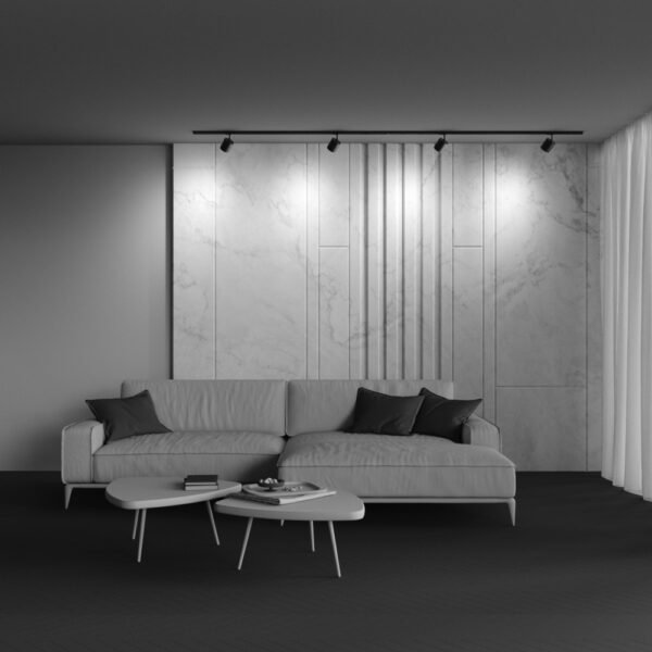 Spot pentru sistem pe șină Maytoni Unity Polar GX53 1x12W Negru