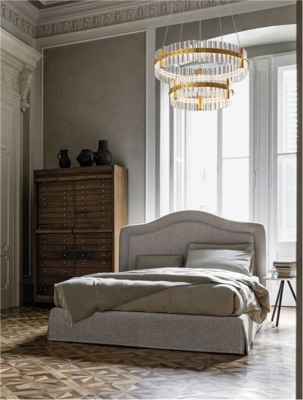 Lustră LED aurie dimabilă Nova Luce Kezo 67W 3500K IP20 D60