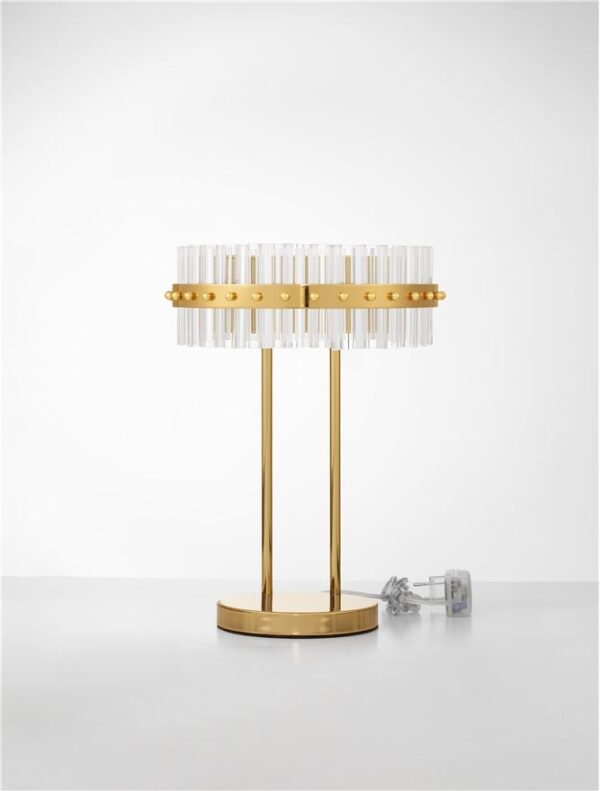 Lampă de masă aurie Nova Luce Kezo 23W 3500K IP20