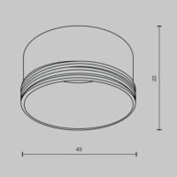 Inel decorativ pentru spot Focus LED 5W Maytoni gama Unity