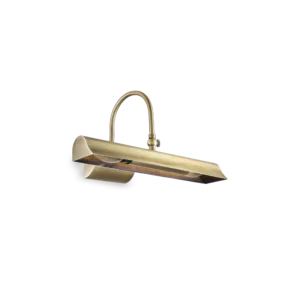 Lampă pentru iluminat tablou Ideal Lux Retro E14 max 2x28W culoare alamă antică