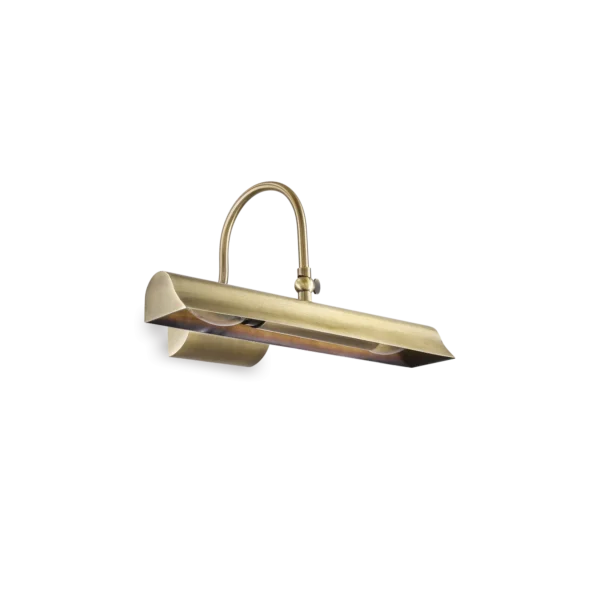 Lampă pentru iluminat tablou Ideal Lux Retro E14 max 2x28W culoare alamă antică