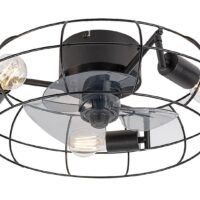 Plafonieră cu ventilator Rabalux Cadmus E27 3x25W IP20