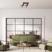 Plafoniera spot stil industrial Rabalux Zeus E14 2x MAX 40W