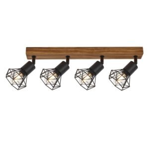Plafoniera/spot stil industrial Rabalux Zeus E14 4x MAX 40W