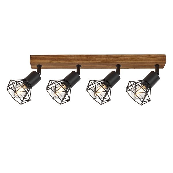 Plafoniera/spot stil industrial Rabalux Zeus E14 4x MAX 40W