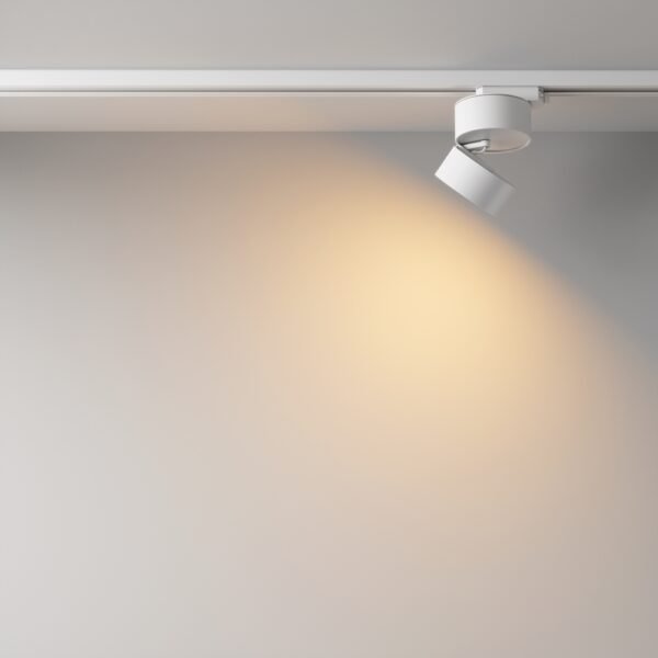 Spot LED Cerc pentru șină Maytoni Unity Onda 2700k 12W Alb