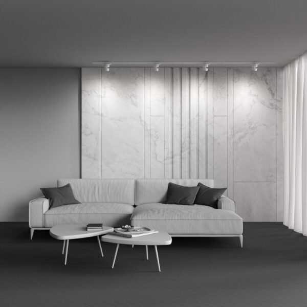 Spot LED Cerc pentru șină Maytoni Unity Onda 3000k 12W Alb