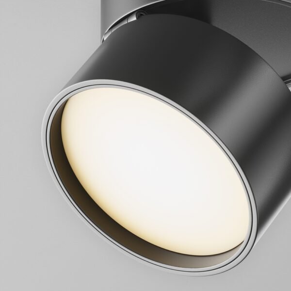 Spot LED Cerc pentru șină Maytoni Unity Onda 3000K 12W Negru