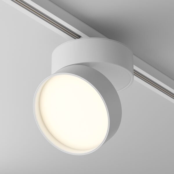Spot LED Cerc pentru șină Maytoni Unity Onda 3000k 18W Alb