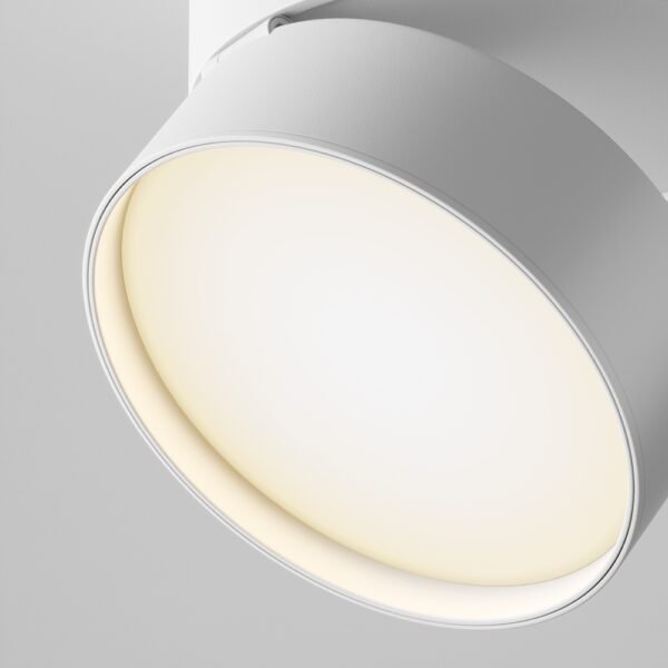 Spot LED Cerc pentru șină Maytoni Unity Onda 3000k 18W Alb