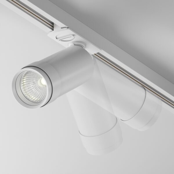 Spot LED pentru șină Maytoni Unity Focus Zoom 4000K 12W 15°-50° Alb