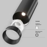 Spot dimabil pentru șină Maytoni Unity Focus Led 3000K 12W 50° Negru