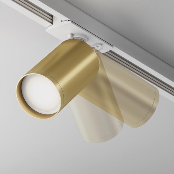Spot pentru șină albă Maytoni Unity Focus S GU10 1x10W Auriu Mat