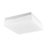Plafonieră pentru baie minimalistă Nova Luce CUBE 25x25 cm LED E27 1x12W IP44