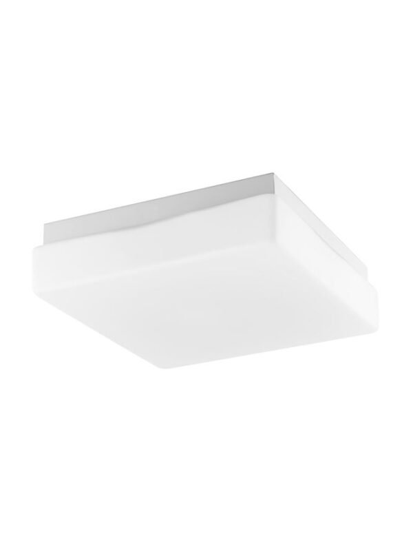 Plafonieră pentru baie minimalistă Nova Luce CUBE 25x25 cm LED E27 1x12W IP44