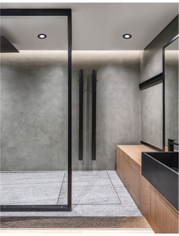 Spot baie încastrat negru Nova Luce Tex GU10 1x10W IP44 Spot baie încastrat negru Nova Luce Tex GU10 1x10W IP44