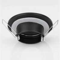 Spot baie încastrat negru Nova Luce Tex GU10 1x10W IP44 Spot baie încastrat negru Nova Luce Tex GU10 1x10W IP44