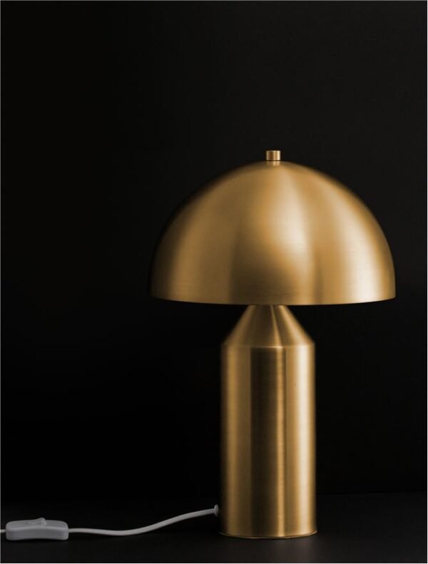 Veioză elegantă aurie Nova Luce BOLT E27 1x12W Veioză elegantă aurie Nova Luce BOLT E27 1x12W