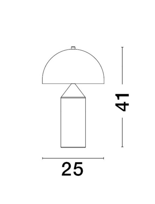 Veioză elegantă aurie Nova Luce BOLT E27 1x12W Veioză elegantă aurie Nova Luce BOLT E27 1x12W