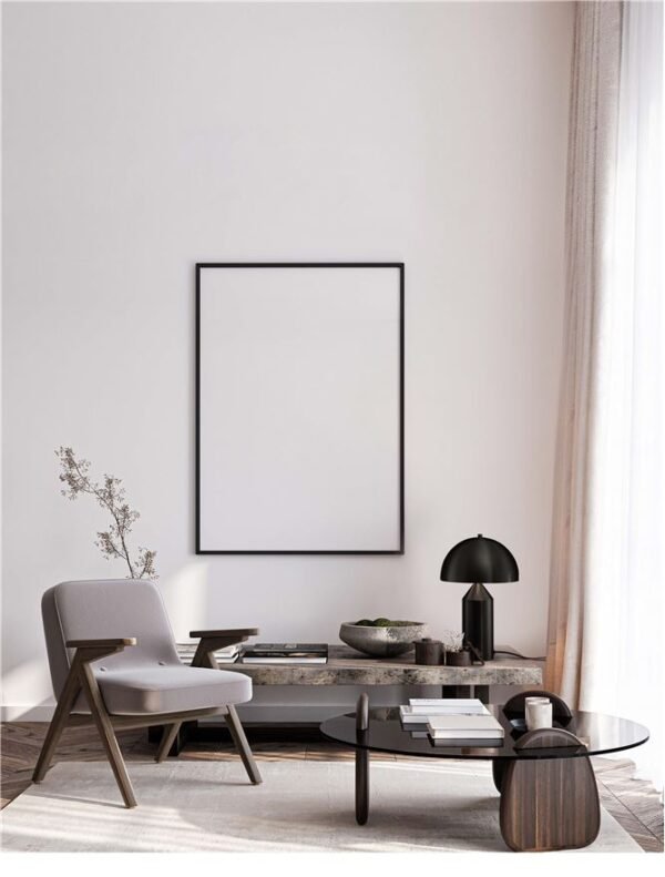 Veioză elegantă neagră Nova Luce BOLT E27 1x12W