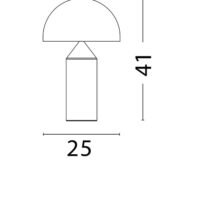 Veioză elegantă neagră Nova Luce BOLT E27 1x12W