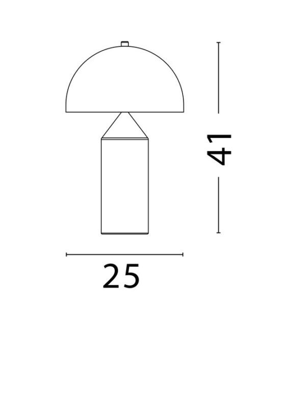 Veioză elegantă neagră Nova Luce BOLT E27 1x12W