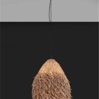 Lustră Boho Chic Nova Luce HAY E27 1x12W IP20 produsă din iarba de mare naturală