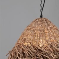 Lustră Boho Chic Nova Luce HAY E27 1x12W IP20 produsă din iarba de mare naturală