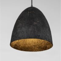 Lustră din hârtie neagră și matasă naturală de dud Nova Luce SOLIS E27 1x12 W D36 Lustră din hârtie neagră și matasă naturală de dud Nova Luce SOLIS E27 1x12 W D36