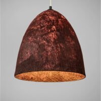 Lustră din hârtie roșie și matasă naturală de dud Nova Luce SOLIS E27 1x12 W D36 Lustră din hârtie roșie și matasă naturală de dud Nova Luce SOLIS E27 1x12 W D36
